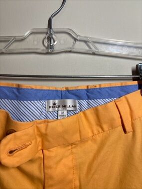 Peter Millar US OPEN 38 Orange Cotton Chinos